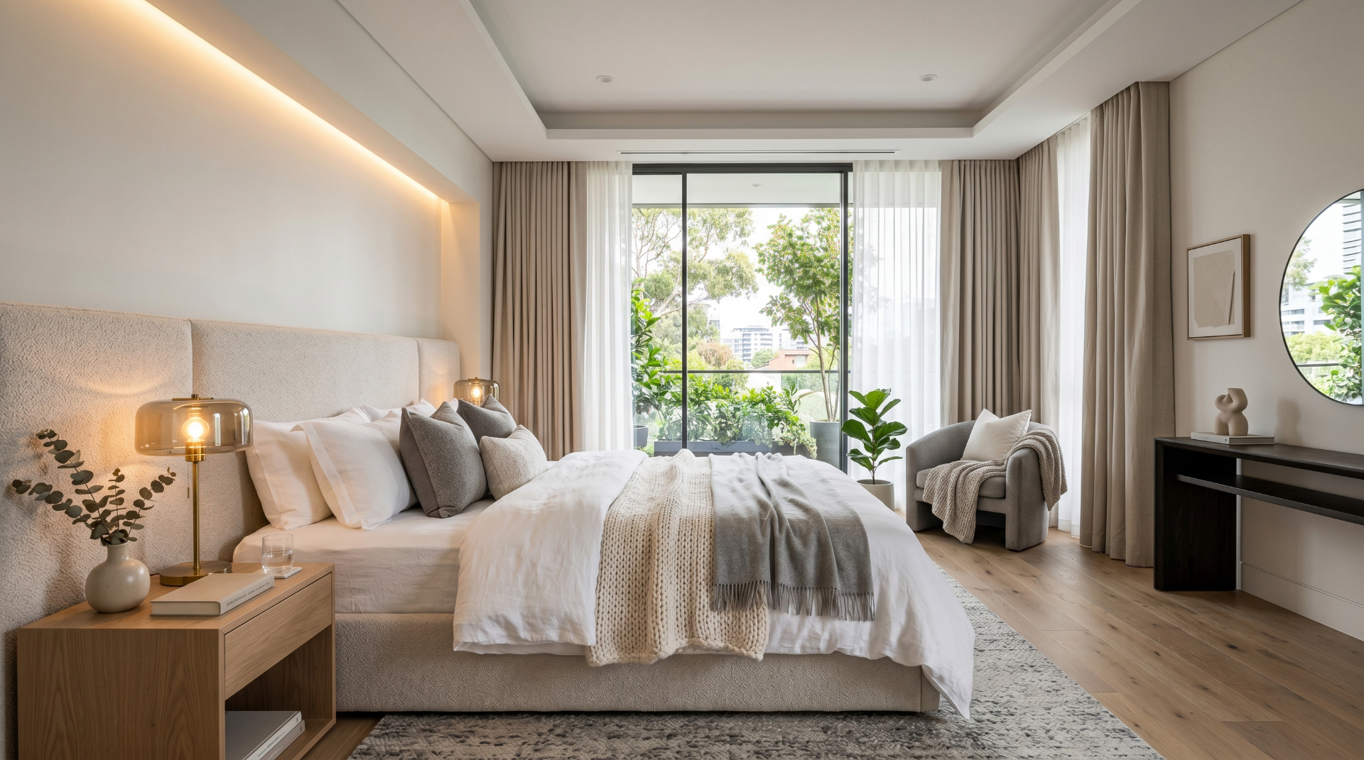 Luxury master bedroom
